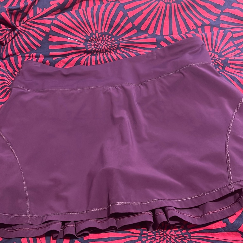 Wine colored lululemon skort